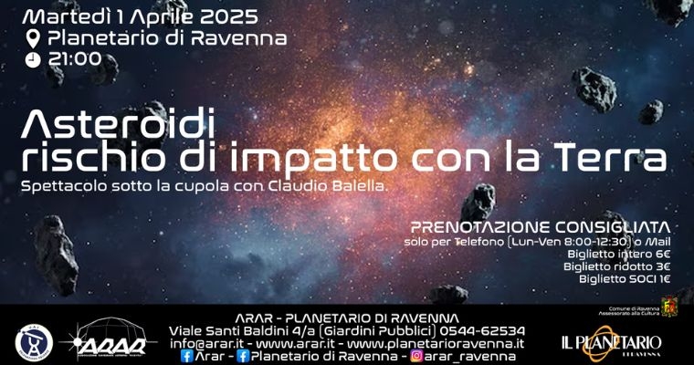 "asteroidi, rischio di impatto con la terra"